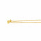 Collier Collier solitaire en or rose 18K avec diamant taille poire 58 Facettes 4248224CN