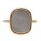 Bague 56 Ginette NY White Mop Antique - Bague en or rose 18 carats nacre 58 Facettes 2730190CN