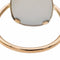 Bague 56 Ginette NY White Mop Antique - Bague en or rose 18 carats nacre 58 Facettes 2730190CN