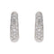 Boucles d'oreilles Boucles d'oreilles créoles en or blanc 18 carats et diamants 58 Facettes 4324639CN