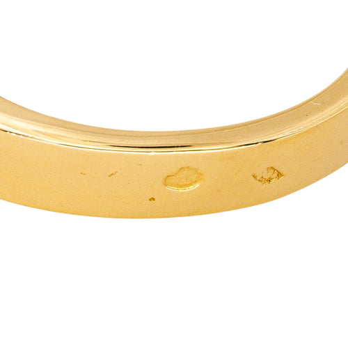 Bague 51.5 Bague en or jaune 18 carats sertie de diamants et d’émeraudes 58 Facettes 4553195CN