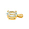 Pendentif Pendentif en or jaune et aigue-marine 58 Facettes 4377137RV
