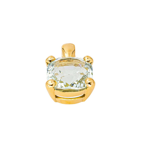Pendentif Pendentif en or jaune et aigue-marine 58 Facettes 4377137RV