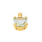 Pendentif Pendentif en or jaune et aigue-marine 58 Facettes 4377137RV