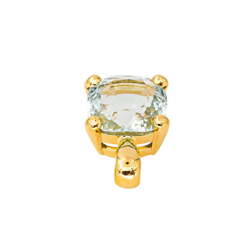 Pendentif Pendentif en or jaune et aigue-marine 58 Facettes 4377137RV