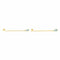 Boucles d'oreilles Boucles d’oreilles pendantes en or jaune 18 carats et topazes 58 Facettes 4377136RV