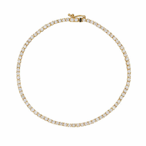 Bracelet Bracelet ligne en or jaune 18 carats et diamants taille brillant 58 Facettes 3664472RV