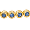 Bracelet Bracelet tennis en or jaune 18 carats serti de saphirs 58 Facettes 4526959CN