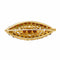 Broche Broche en or jaune 18 carats sertie de grenats 58 Facettes 4461455CN