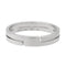 Bague 58 Dinh Van Seventies - Bague alliance en or blanc 58 Facettes 1649322CN