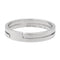 Bague 58 Dinh Van Seventies - Bague alliance en or blanc 58 Facettes 1649322CN