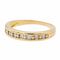 Bague 51 Bague demi-alliance en or blanc 18 carats et diamants 58 Facettes 1733143CN