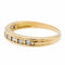 Bague 51 Bague demi-alliance en or blanc 18 carats et diamants 58 Facettes 1733143CN