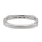 Bague 49 Dinh Van - Bague Alliance Carrée en or blanc 58 Facettes 1819466CN