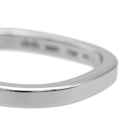 Bague 49 Dinh Van - Bague Alliance Carrée en or blanc 58 Facettes 1819466CN