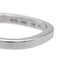 Bague 49 Dinh Van - Bague Alliance Carrée en or blanc 58 Facettes 1819466CN