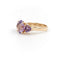 Bague 57.5 Bague cocktail en or jaune 18 carats et améthystes 58 Facettes 1931138CN