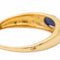 Bague 59 Bague en or jaune et or blanc 18 carats saphir et diamants 58 Facettes 2593579CD