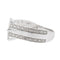 Bague 58 Bague ceinture en or blanc 18 carats sertie de diamants 58 Facettes 2682327CD