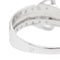 Bague 58 Bague ceinture en or blanc 18 carats sertie de diamants 58 Facettes 2682327CD