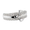 Bague 58 Bague ceinture en or blanc 18 carats sertie de diamants 58 Facettes 2682327CD