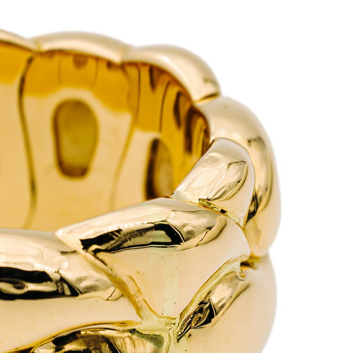 Bague 53 Chopard Casmir - Bague en or jaune pavée de diamants 58 Facettes 2721413CN