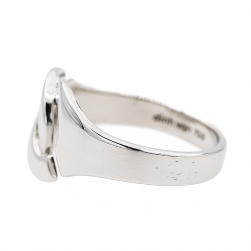 Bague 56 Dinh Van Menottes R10 - Bague en or blanc 18 carats 58 Facettes 2773204CN