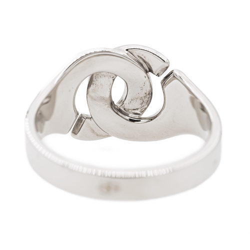 Bague 56 Dinh Van Menottes R10 - Bague en or blanc 18 carats 58 Facettes 2773204CN