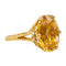 Bague 59 Bague en or jaune 18 carats sertie d’une citrine 58 Facettes 2905360CN