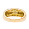 Bague 56 Bague en or jaune et or blanc 18 carats pavée de diamants 58 Facettes 2997695CN