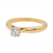 Bague 50 Bague solitaire en or jaune 18 carats avec diamant brillant 0,31 ct 58 Facettes 3172811RV