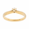 Bague 50 Bague solitaire en or jaune 18 carats avec diamant brillant 0,31 ct 58 Facettes 3172811RV
