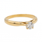 Bague 50 Bague solitaire en or jaune 18 carats avec diamant brillant 0,31 ct 58 Facettes 3172811RV
