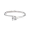 Bague 51 Bague solitaire en or blanc 18 carats avec diamant 58 Facettes 3227153CN