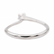 Bague 51 Bague solitaire en or blanc 18 carats avec diamant 58 Facettes 3227153CN