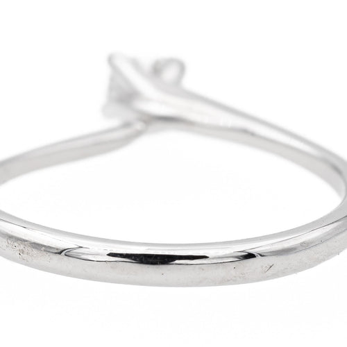 Bague 51 Bague solitaire en or blanc 18 carats avec diamant 58 Facettes 3227153CN