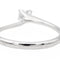 Bague 51 Bague solitaire en or blanc 18 carats avec diamant 58 Facettes 3227153CN