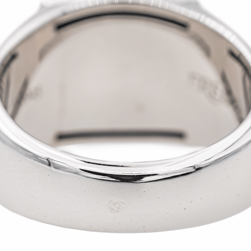 Bague 57 Fred Pain de Sucre - Bague en or blanc avec topaze et diamants 58 Facettes 3249891CN