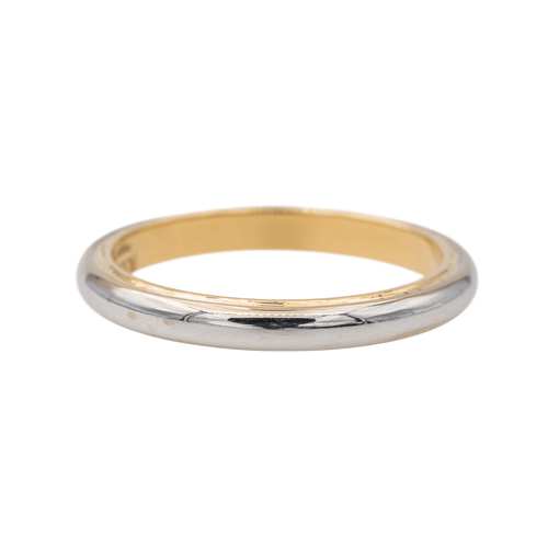 Bague 62 Buccellati Eternelle Fedi - Bague alliance en or blanc et jaune 58 Facettes 3429439CN