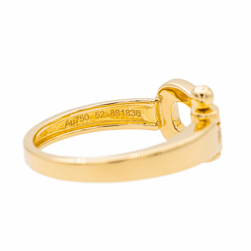 Bague 52.5 Fred Force 10 - Bague en or rose pavée de diamants 58 Facettes 3629867RV