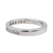 Bague 53 Demi-alliance - Bague en platine 950 sertie de diamants 58 Facettes 3634835CN