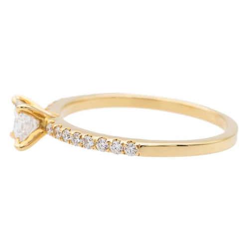 Bague 53 Solitaire - Bague en or jaune diamant 58 Facettes 578721RV