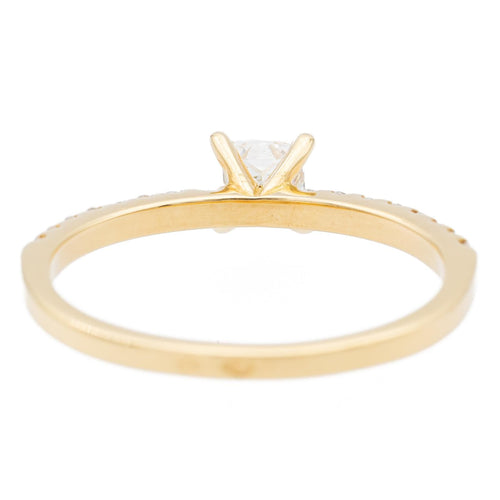Bague 53 Solitaire - Bague en or jaune diamant 58 Facettes 578721RV