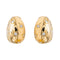 Boucles d'oreilles Cartier - Boucles d’oreilles créoles en or jaune 18 carats et diamants 58 Facettes 3785640CN