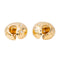 Boucles d'oreilles Cartier - Boucles d’oreilles créoles en or jaune 18 carats et diamants 58 Facettes 3785640CN