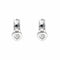 Boucles d'oreilles Chopard Happy Diamonds - Boucles d'oreilles en or blanc et diamants 58 Facettes 4410625CN