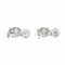 Boucles d'oreilles Chopard Happy Diamonds - Boucles d'oreilles en or blanc et diamants 58 Facettes 4410625CN
