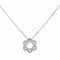 Collier Collier pendentif en or blanc 18 carats et diamants 58 Facettes 4520965RV