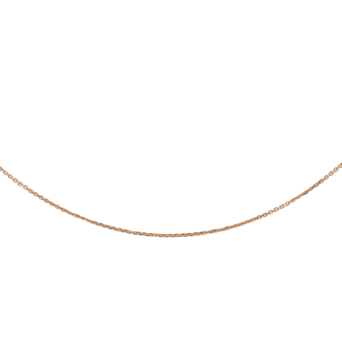 Collier Collier chaîne maille forçat en or rose 18 carats 58 Facettes 3164025CN