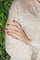 Bague 54 Bague bandeau en or blanc 18 carats pavée de diamants 58 Facettes 4523450CN